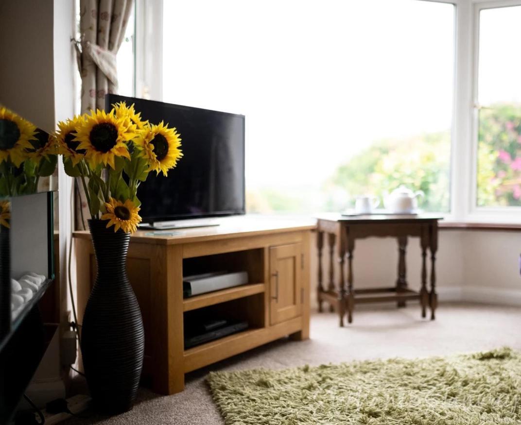 Penzance, Private Annexe With Beautiful Views. Apartment Ludgvan Luaran gambar